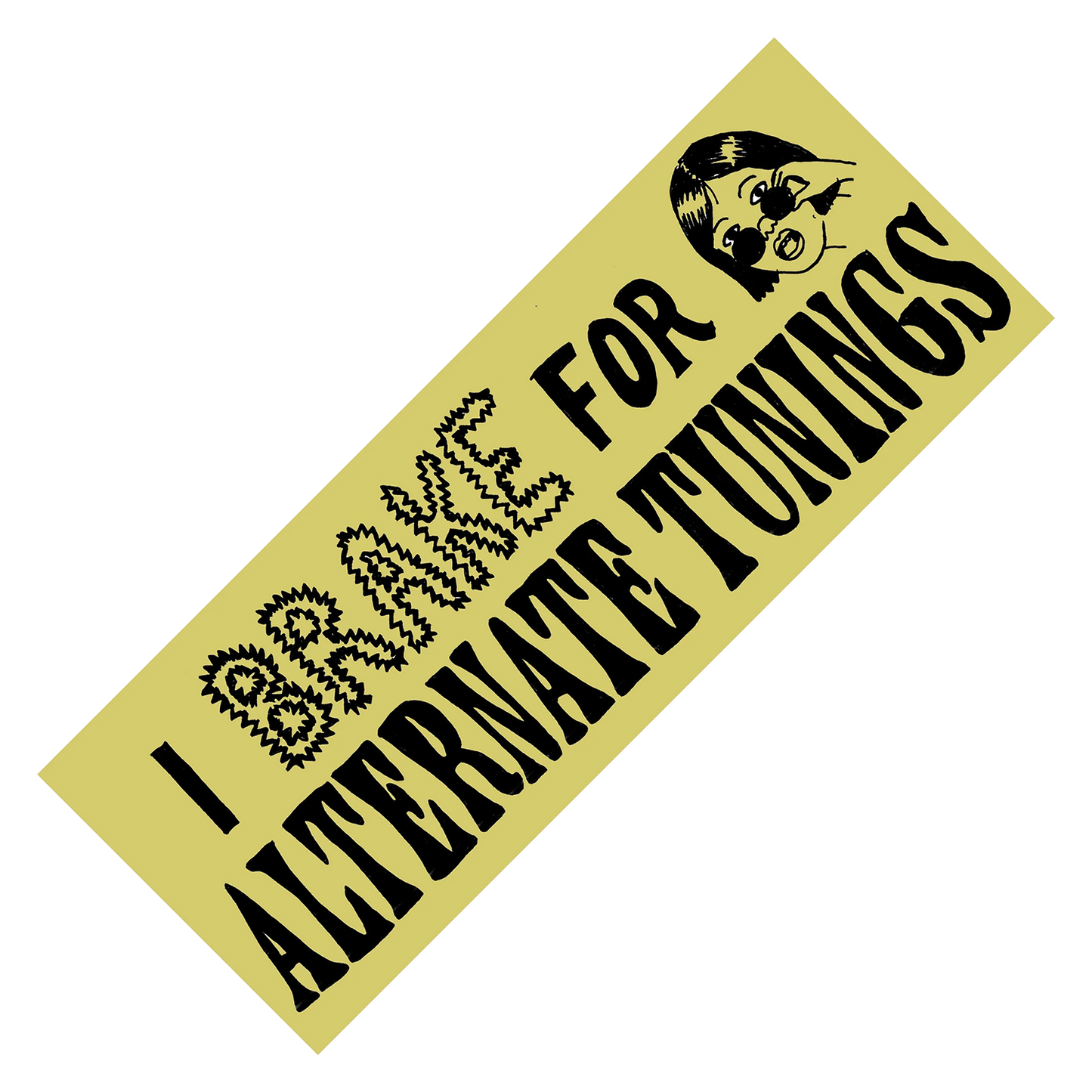 Shana Cleveland "I Brake for Alternate Tunings" Bumper Sticker