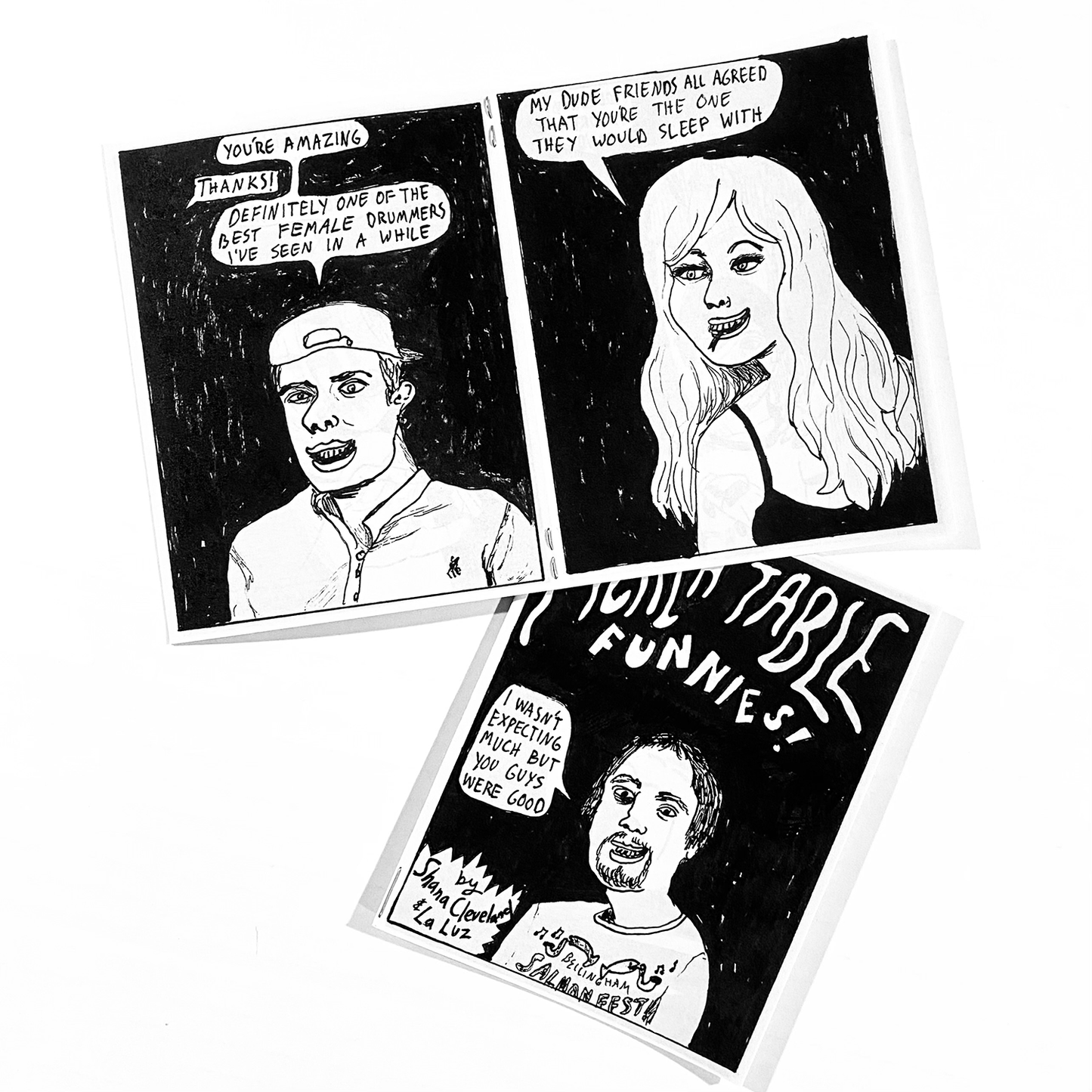 Shana Cleveland "Merch Table Funnies" Comic Zine