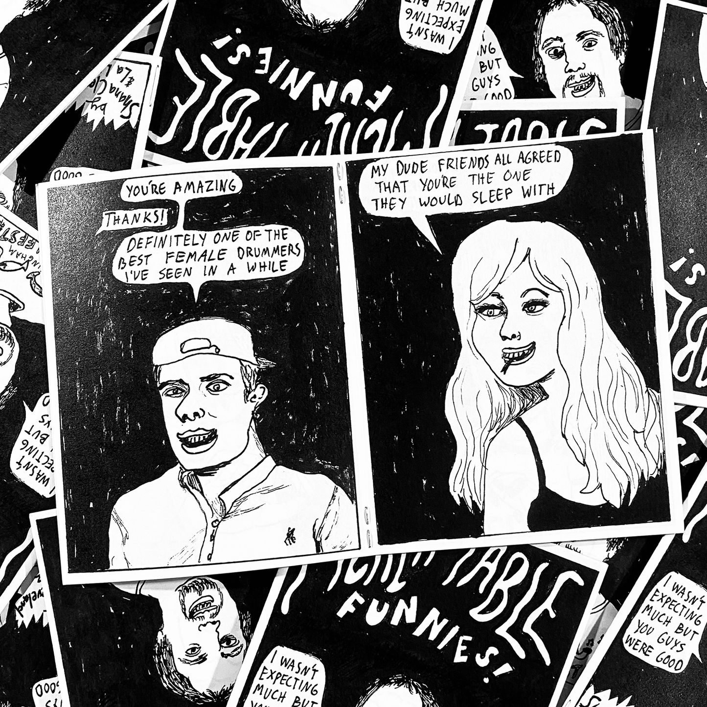 Shana Cleveland "Merch Table Funnies" Comic Zine