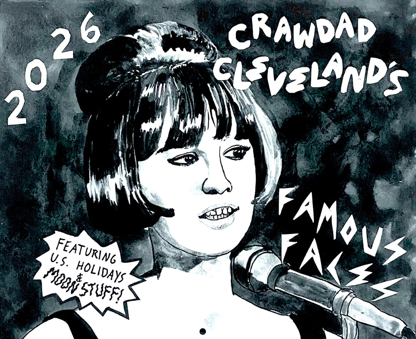 Crawdad Cleveland’s Famous Faces Calendar 2026