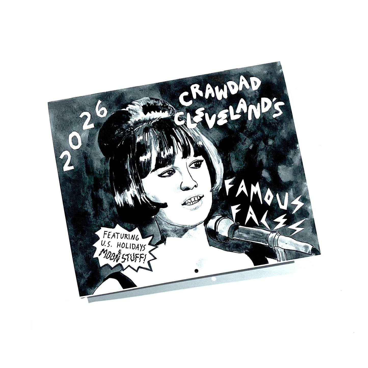 Crawdad Cleveland’s Famous Faces Calendar 2026