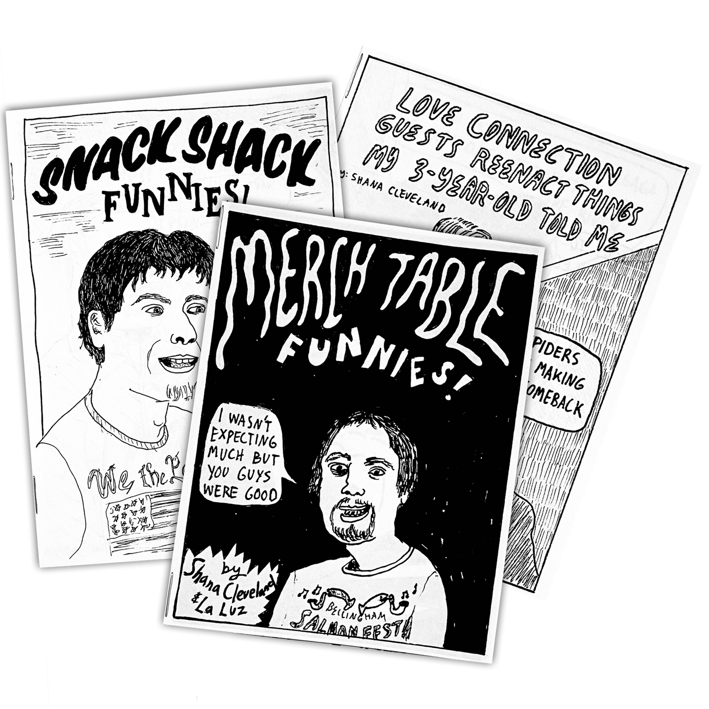 Shana Cleveland Comic Zine Three Pack