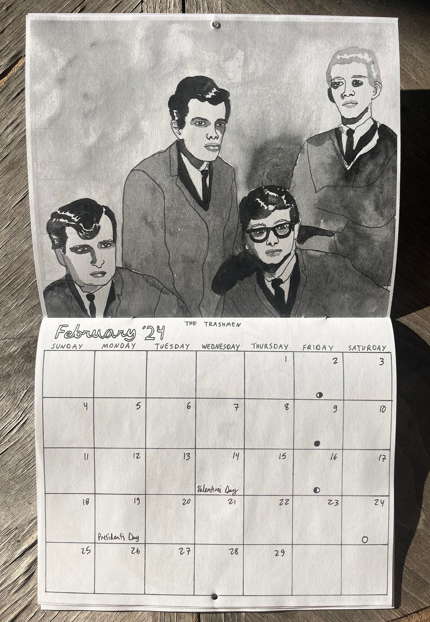 Crawdad Cleveland’s Famous Faces 2024 Calendar