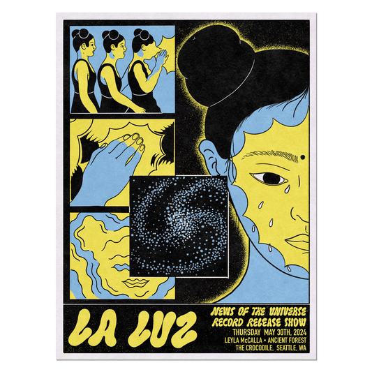 La Luz "Seattle Record Release" Poster