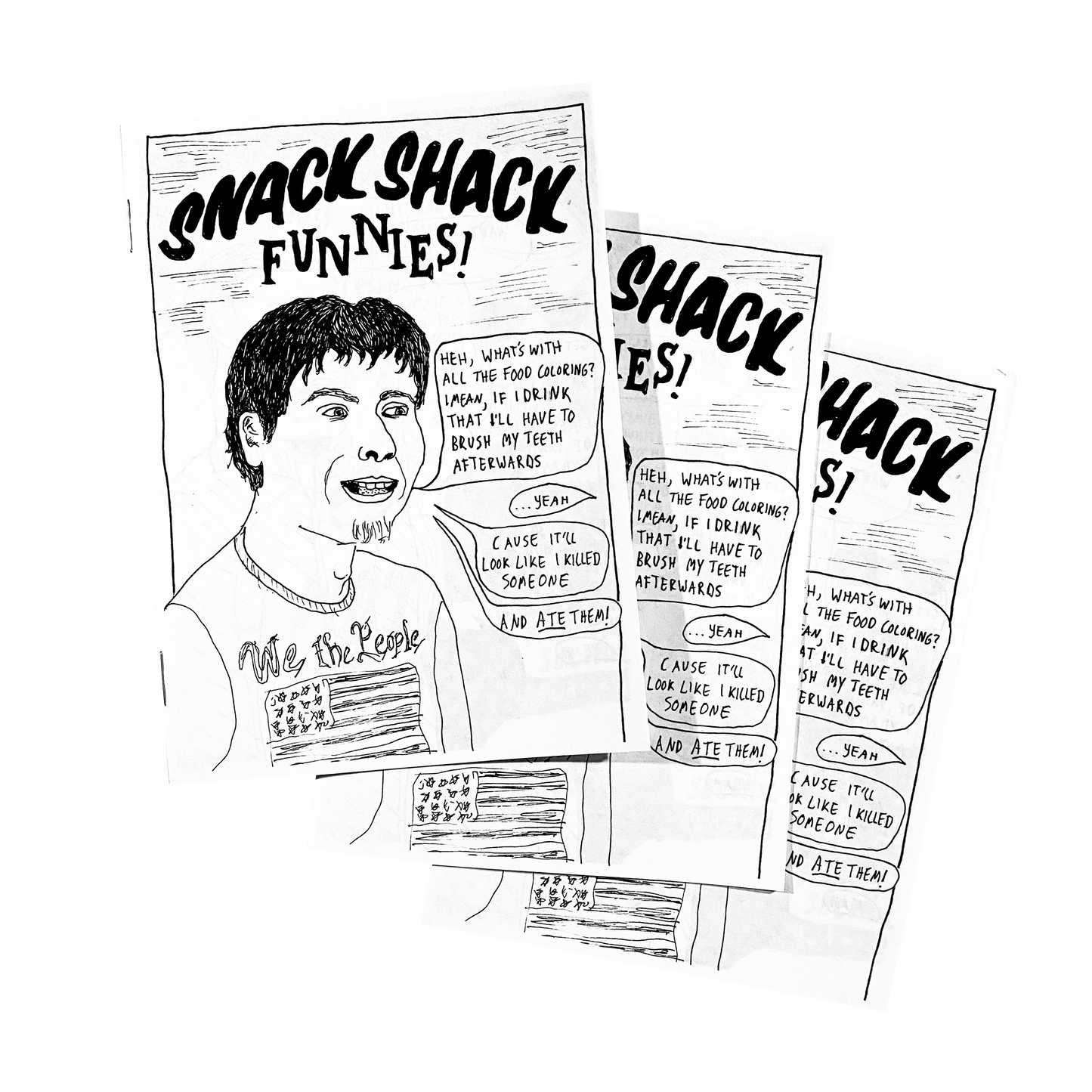 Shana Cleveland "Snack Shack Phunnyz" Comic Zine